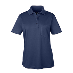 Core 365 Ladies' Origin Performance Piqué Polo with Pocket; 100% Polyester