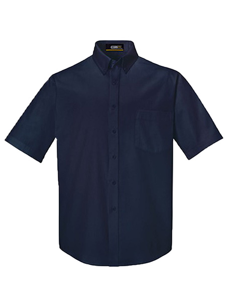 Core 365 Men's Optimum Short-Sleeve Twill Shirt - Male