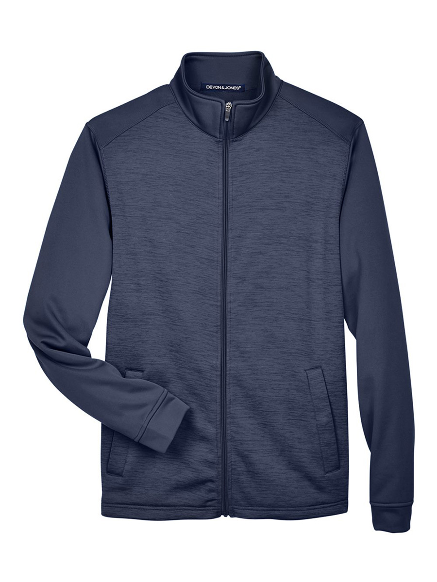 Full size image of Veste polaire Newbury avec logo - Homme (in color MARINE)