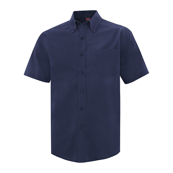 Full size image of Chemise à manches courtes avec logo - Homme (in color MARINE)